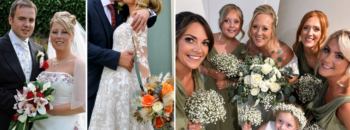 Wedding flowers from Sarahs Flowers Cheshire in Congleton